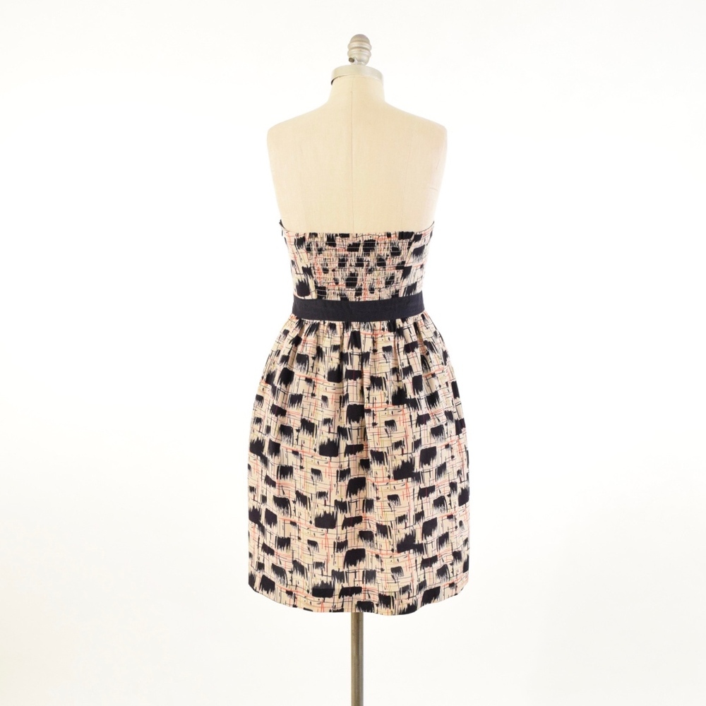 Anthropologie Blurred Shapes Silk Dress - Picture 5 of 5